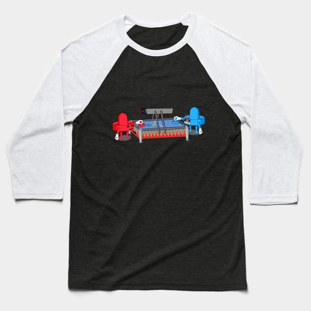 Air hockey Baseball T-Shirt by Jawes